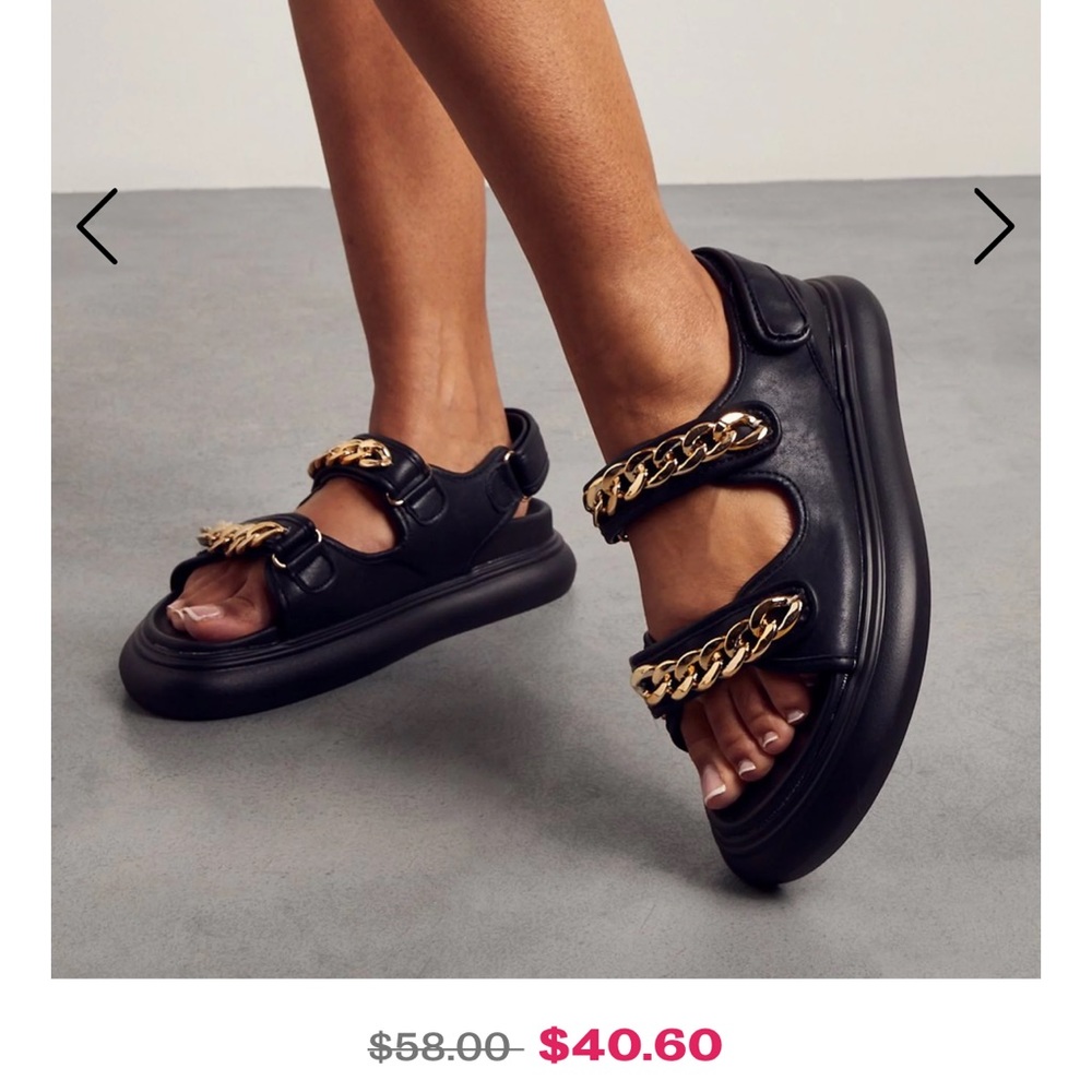 chunky chain sandals 🌙 - Picture 5 of 8